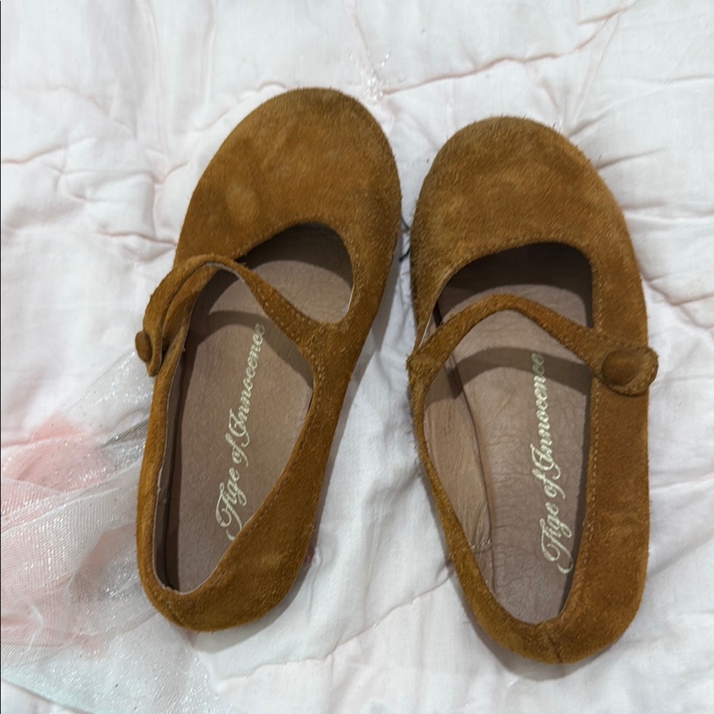 Elegant Brown Kids Dress Shoes by